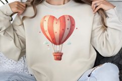 Cute Watercolor Valentines Day Clipart PNG Product Image 1
