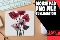 COZY MOUSE PAD FUN ART, Flower Pattern Product Image 1
