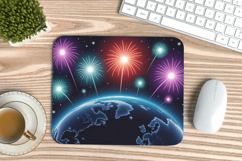 Happy New Year PNG Mouse Pad,Festive New Year's Eve 2026 PNG Product Image 1