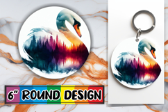Joyful Circle Ornaments PNG Magic, Animals Art Product Image 1