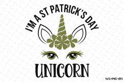 I&#039;m a St Patrick&#039;s Day Unicorn Svg | St Patrick&#039;s day Design Product Image 1