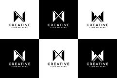 set of letter w logo vector design Product Image 1