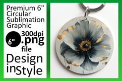Garden of Beauty: Sublimated Round Designs Design PNG Product Image 1