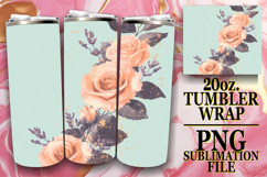 Happy hearts 20oz tumbler wrap, Rainbow Product Image 1