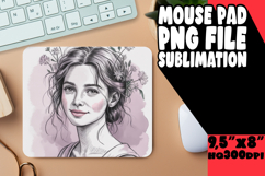 VIBRANT DESK MAT PNG INSPIRATION, Beauty Woman Product Image 1