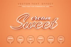 Sweet script - editable text effect, font style Product Image 1