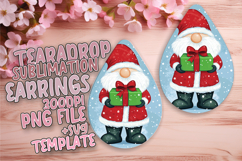 Dynamic Teardrop Design for Earrings , Gnome Product Image 1