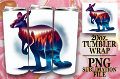 SWEET REFLECTIONS 20oz TUMBLER WRAP, Animals Art Product Image 1