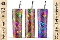 10 Pack Tumbler Bundle 4, 20 Oz Skinny Tumbler Sublimation Product Image 10