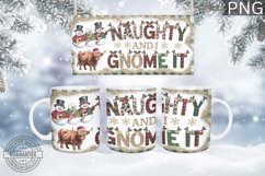 Christmas Mug Wrap Design - Christmas Gnome Sublimation Product Image 4