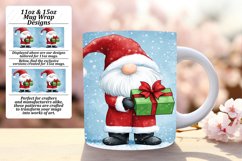 Festive Gnome Wrap for 11oz 15oz Holiday Mug Product Image 1