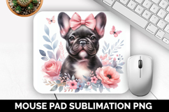 Dog Mouse Pad, Cute Animal Mouse Pad PNG, Animal Lover Gift Product Image 1