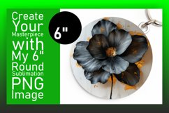 SpSpringtime Serenade: 3D Floral Round Designs Art PNG Product Image 1