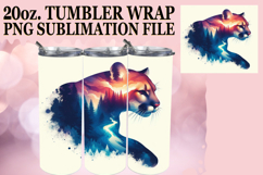 Magical Nights 20oz tumbler wrap, Animals Art Product Image 1