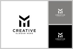 m letter logo design Product Image 1