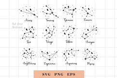 Astrology svg bundle, Star zodiac constellation svg Product Image 1