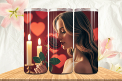 Black Girl Magic Black Woman Positive mind 20oz Tumbler wrap Product Image 1