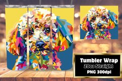 Creative Dog Tumbler Wrap 20oz Design Product Image 1