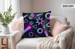 Happy New Year PNG Pillow, Festive New Year's Eve 2026 PNG Product Image 1