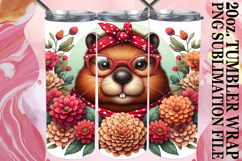 WHIMSICAL GIFT 20oz TUMBLER WRAP, Cute Animals Product Image 1