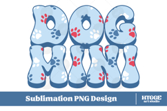 American Dog Mini 4th of July USA Paw DTF PNG Sublimation Product Image 1