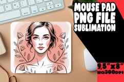 JOYFUL DESK PAD SUBLIMATION ART, Beauty Woman Product Image 1