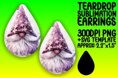 Dreamy Gnome Harmony: Watercolor Teardrop Charms Product Image 1