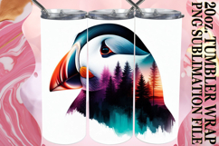 HAPPY VIBES 20oz TUMBLER WRAP, Animals Art Product Image 1