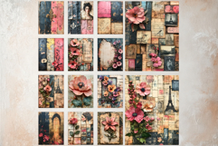 Shabby Chic Romantic Paris Digital Paper Crafting Collection Product Image 15