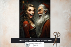 Santa Claus Chronicles Vintage Christmas Journal Paper Pages Product Image 7