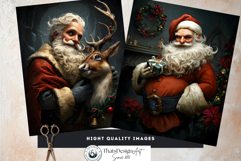 Santa Claus Chronicles Vintage Christmas Journal Paper Pages Product Image 11