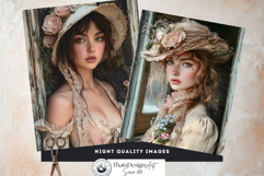 Shabby Chic Romantic Paris Digital Paper Crafting Collection Product Image 8