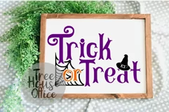 Trick or Treat Happy Halloween Witches Hat SVG PNG JPG DXF Product Image 3