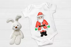 Santa Claus Watercolor Christmas clipart Product Image 2