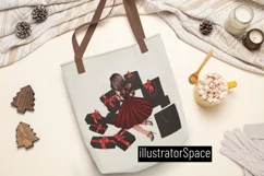 Clipart christmas, Xmas Clipart, Christmas girl clipart Product Image 6