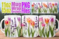Spring Bouquet Mug Design - Sublimation Beauty Product Image 1