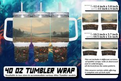 Radiant Waters 40oz Tumbler Sublimation Product Image 1