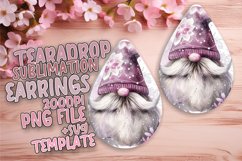 Radiant Gnome Bliss: Sublimation Teardrop Magic Product Image 1