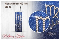 Virgo. Zodiac Sign with Constellation 20oz SKINNY TUMBLER. Product Image 2