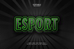 Editable text effect, Esport text Product Image 1