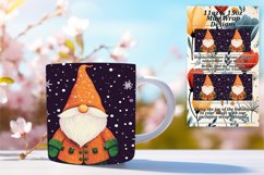 Festive Gnome 11oz 15oz Wrap Christmas Mug Design Product Image 1