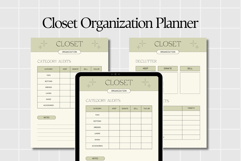 Closet Organization Planner Printable Wardrobe Planning PDF Product Image 1
