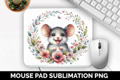 Cute Animals Mouse Pad Bundle, Sublimation Mouse Pad PNG Product Image 13