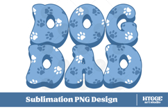 American Dog Dad 4th of July USA Paw DTF PNG Sublimation Product Image 1