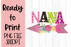 Nana Funky Arrow Ready to Print Product Image 1