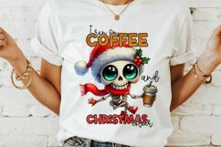 Christmas skeleton Sublimation PNG. Product Image 2