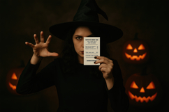 Spooky Halloween Receipt PNG|Funny Printable &amp; Sublimation Product Image 3