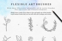 Black and Colorful Adjustable Vector Flexible Art Brushes. Product Image 2