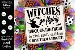 Witches Go Flying-Halloween SVG Product Image 1