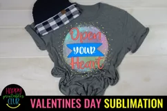 Open Your Heart Valentine Sublimation I Romantic Sublimation Product Image 2